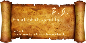 Pospischel Jarmila névjegykártya
